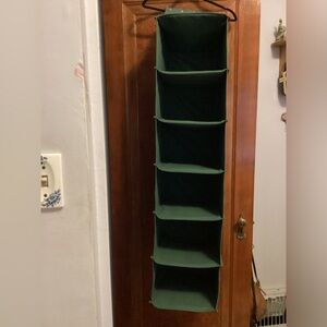 Canvas hanging shirt/sweater shelf & shoe shelf